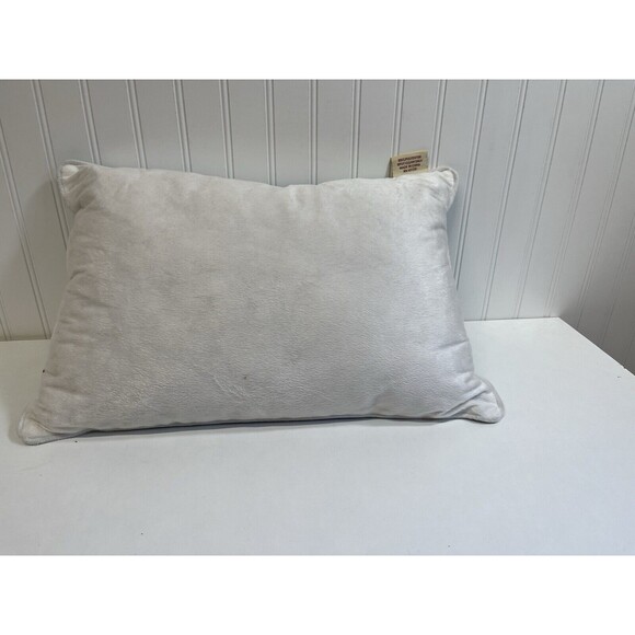 Christmas Throw Pillow. Silver/Gold Snowflakes‎ 19 x 12 1/2 - Picture 4 of 9